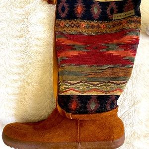 Redrock Steger Muklucks and sheep skin liners